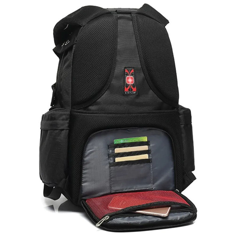 Waterproof Travel Backpack Splicing Bags Handbag Laptop Tablet Storage Box School Bag Multiple Pockets Student PC Business Pack