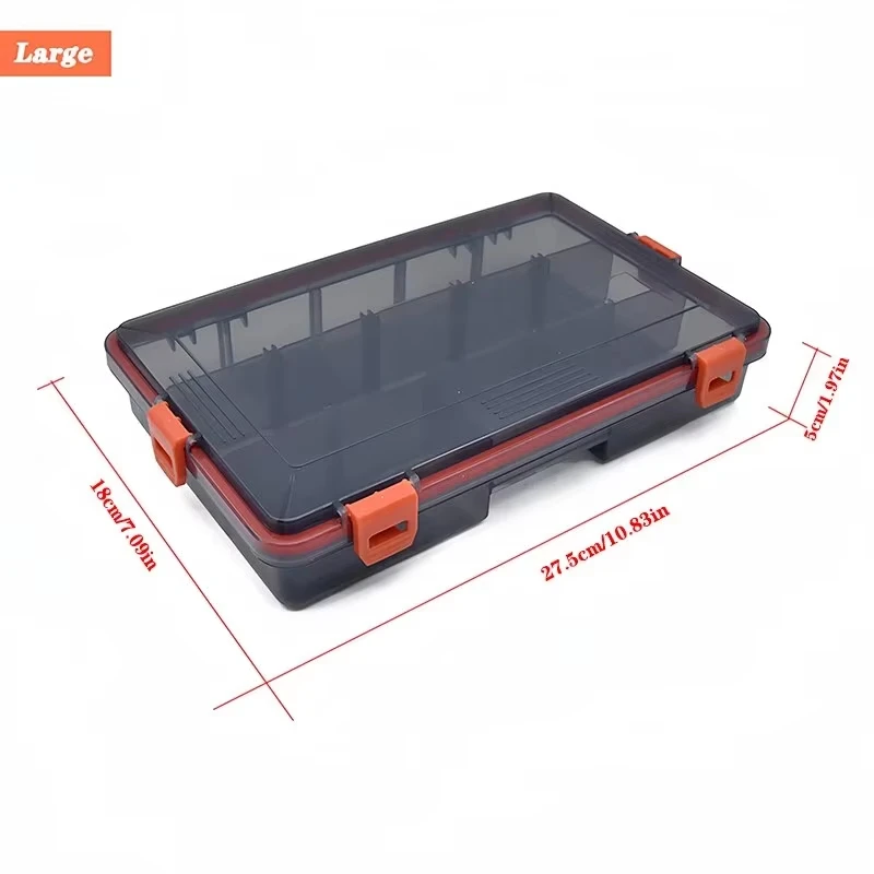 Visgereidoos met grote capaciteit, opbergkoffer voor visaccessoires, voor vishaakjes, kunstaas, karpervisgerei.