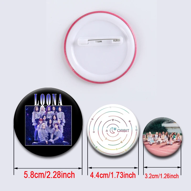 Beautiful Singer Exquisite Brooch YVES Music Album Cover Enamel Pins Yyxy LOONA Kawaii Brooches I Love My Girlfriend Yves Badge