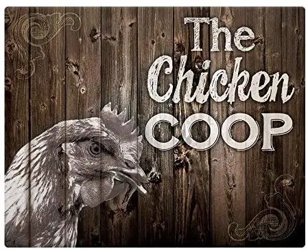 Chicken Coop Shabby Chic Rustic Style Metal Street Sign  Novelty Sign Funny Signs for Homes 141014