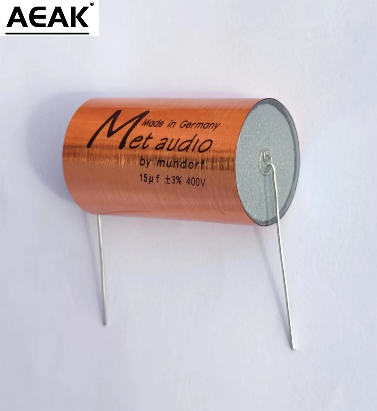 Golden high-quality metallized film power amplifier frequency divider audio capacitor stepless 0.22-22uf MKP capacitor