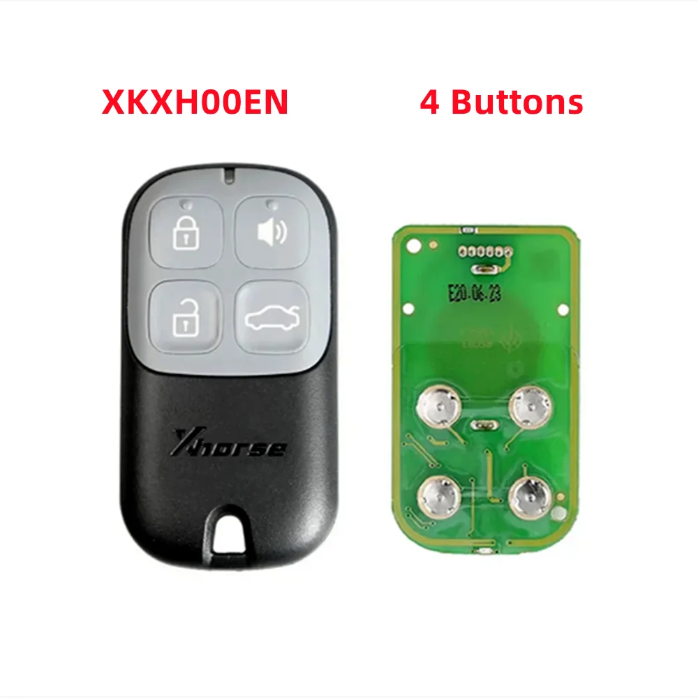 1pcs XHORSE XKXH00EN Wired Universal Remote Key Shell 4 Buttons for VVDI English Key Tool