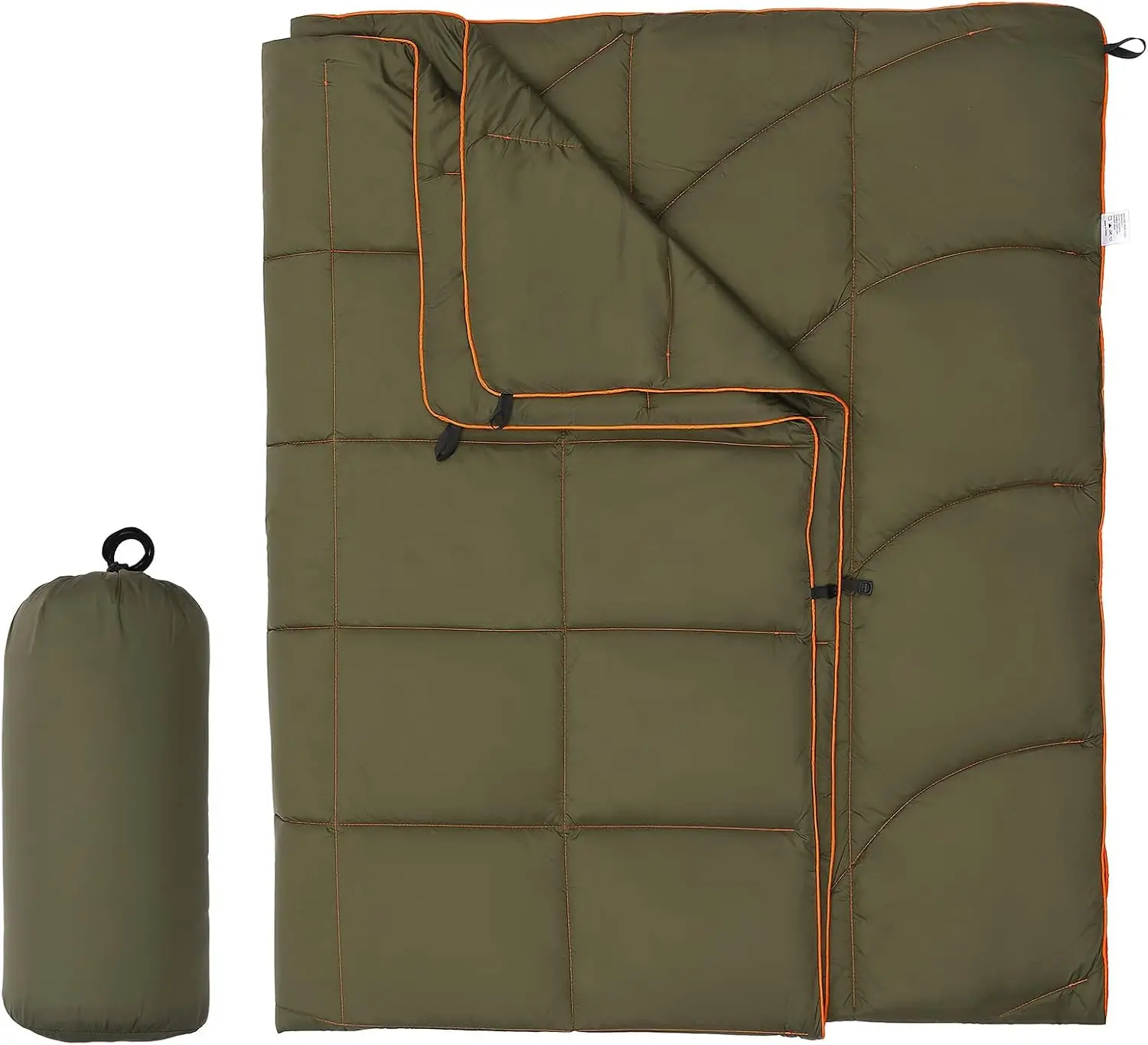 Tacleekii Waterproof Packable Camping Blanket 1