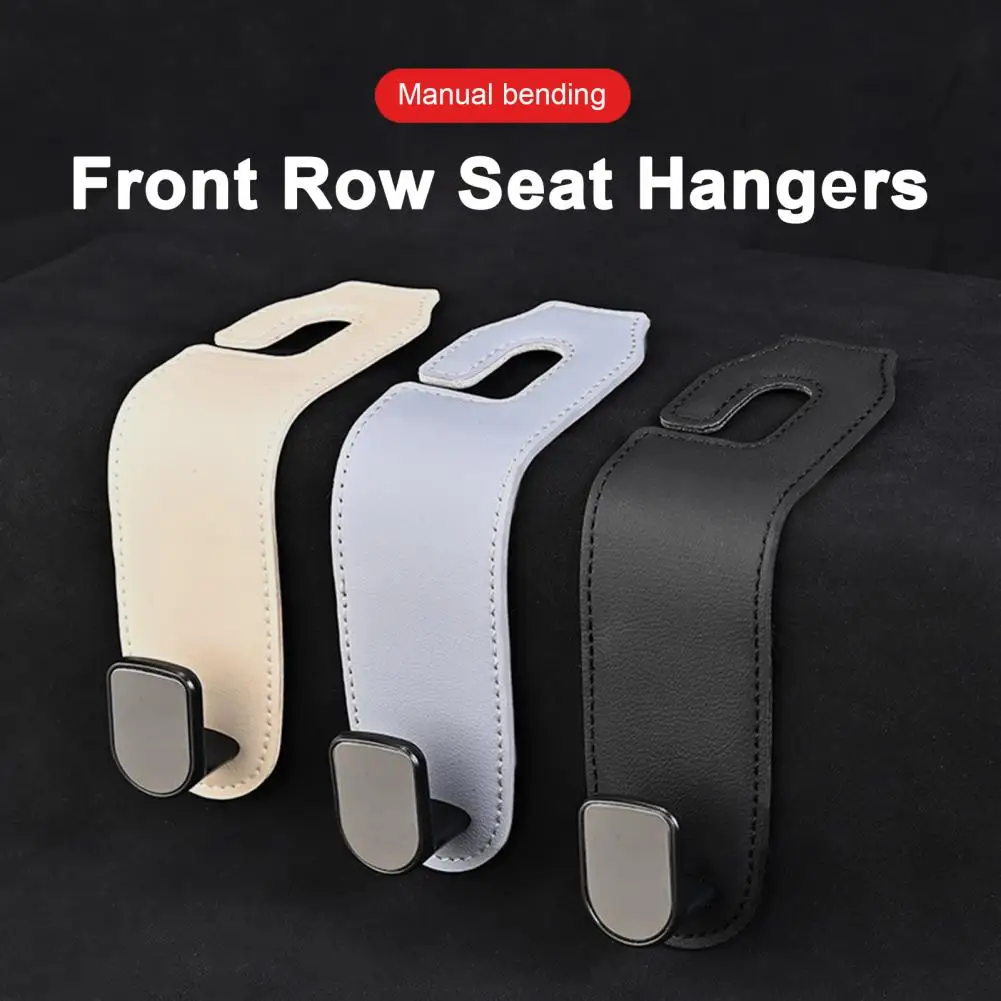 

Rear Seat Grocery Hooks Car Storage Hooks Adjustable Car Seat Back Hooks Strong Load Bearing Storage for Small Objects Rear Bags