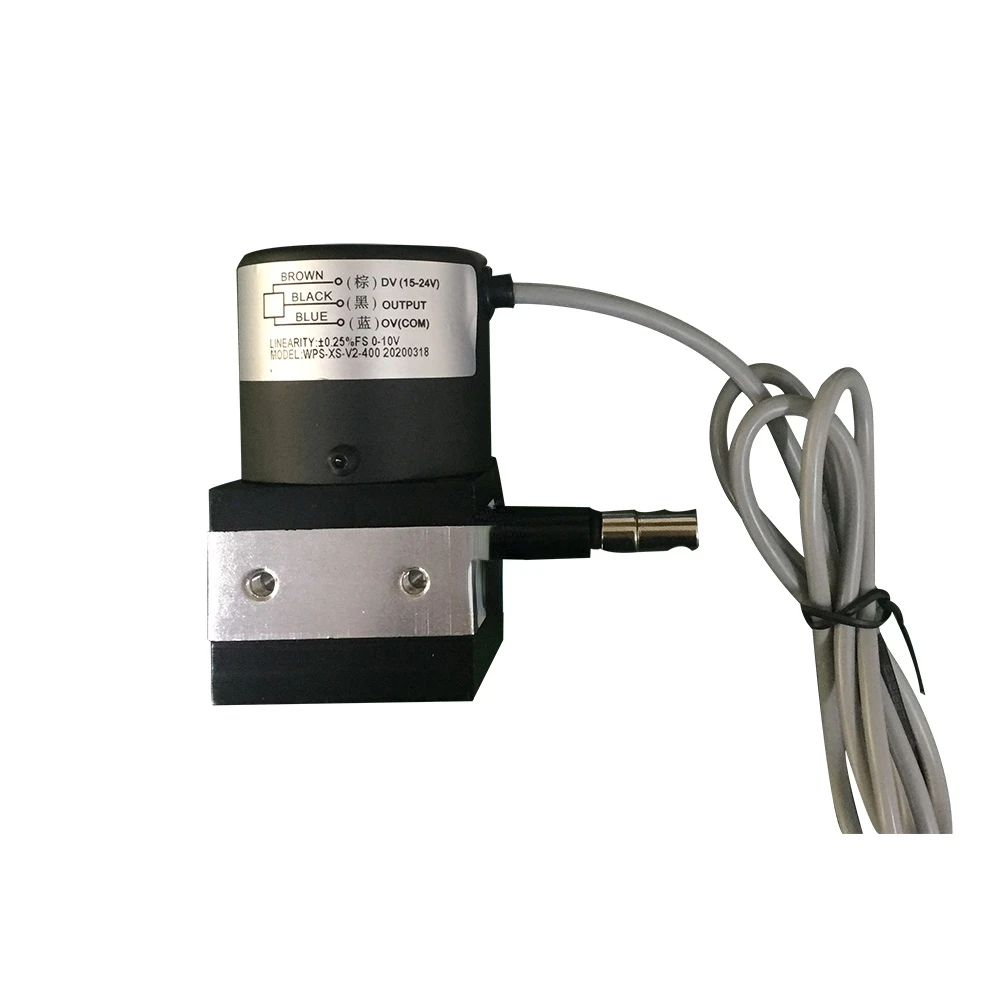 

400mm 0-10V Cable Position Transducer, Wire Rope Displacement Sensor, Draw Wire Length Sensor