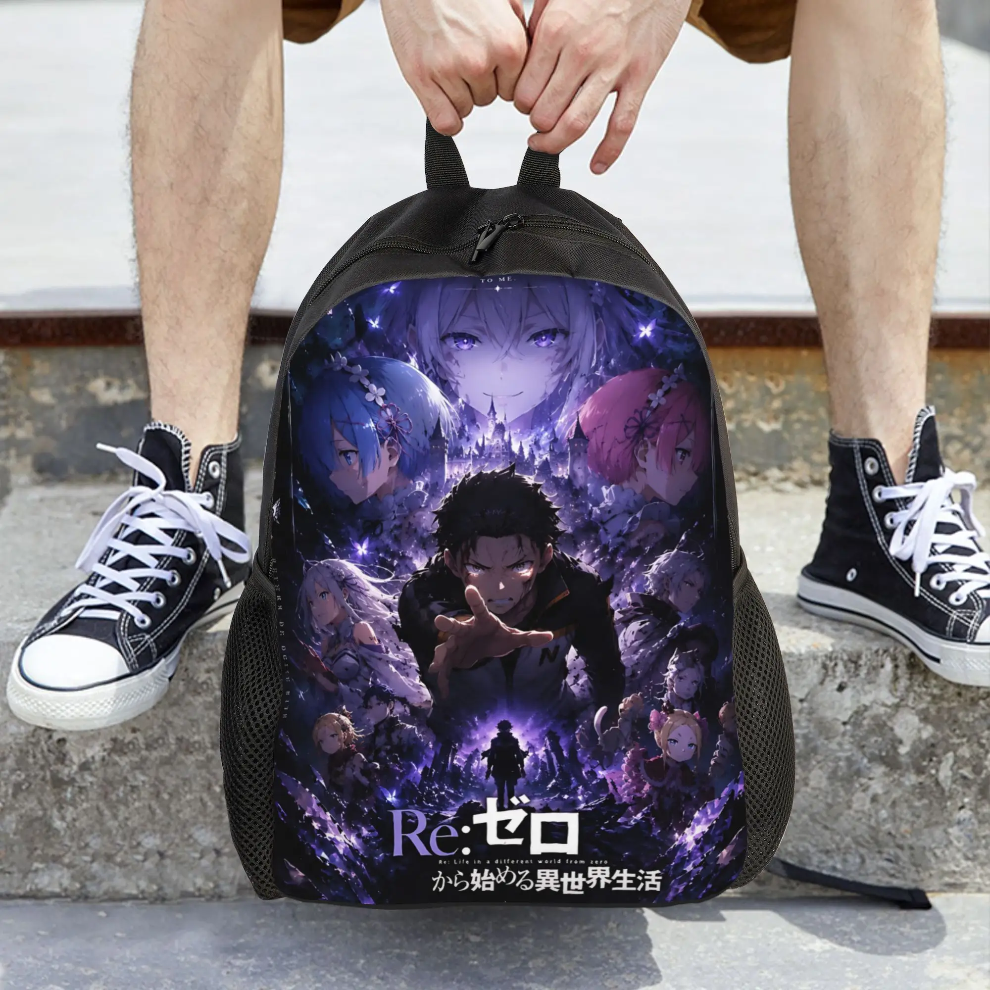 Fashion Re ZERO Anime Backpacks Its Bag  mochila Hiking Large Capacity Rucksack
