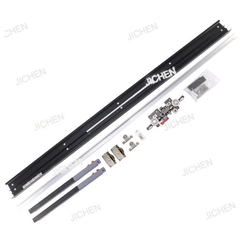 Schlafzimmer Badezimmer Zwei-Wege-Puffer Schiebetür Hardware-Zubehör Unsichtbare spurlose Rutsche