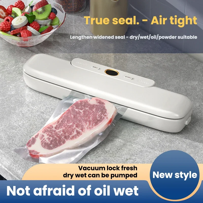 

Automatic Food Vacuum Sealer Packaging Machine for Food Storage Preservation Home Snack Fresh Dry and Wet Vacuum Sealing Machine