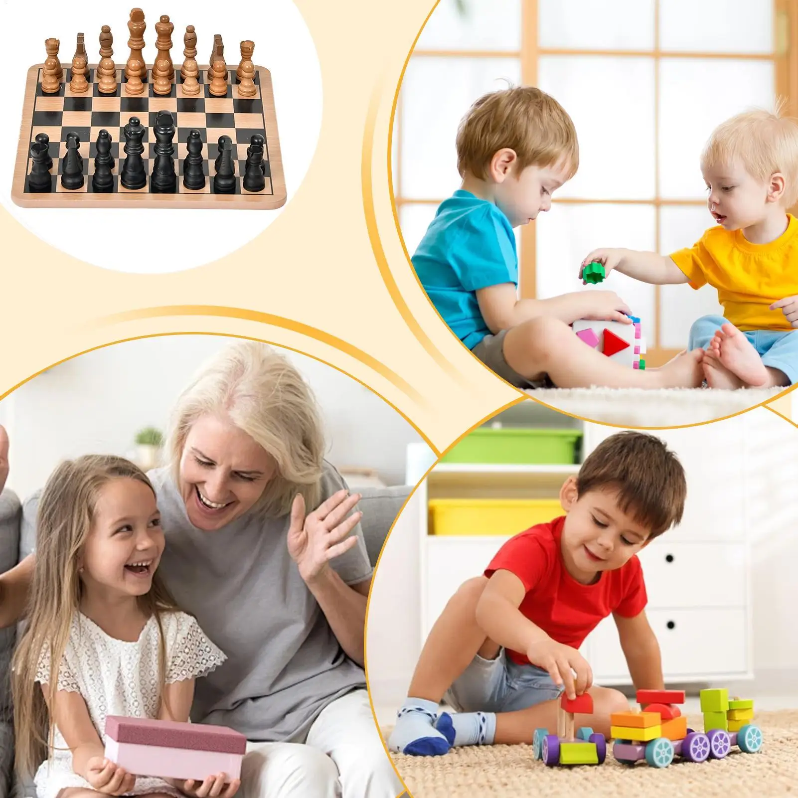 Conjuntos de xadrez para adultos conjunto de jogo de xadrez dupla face jogo interativo para iniciantes crianças adultos família viagem casa ao ar livre