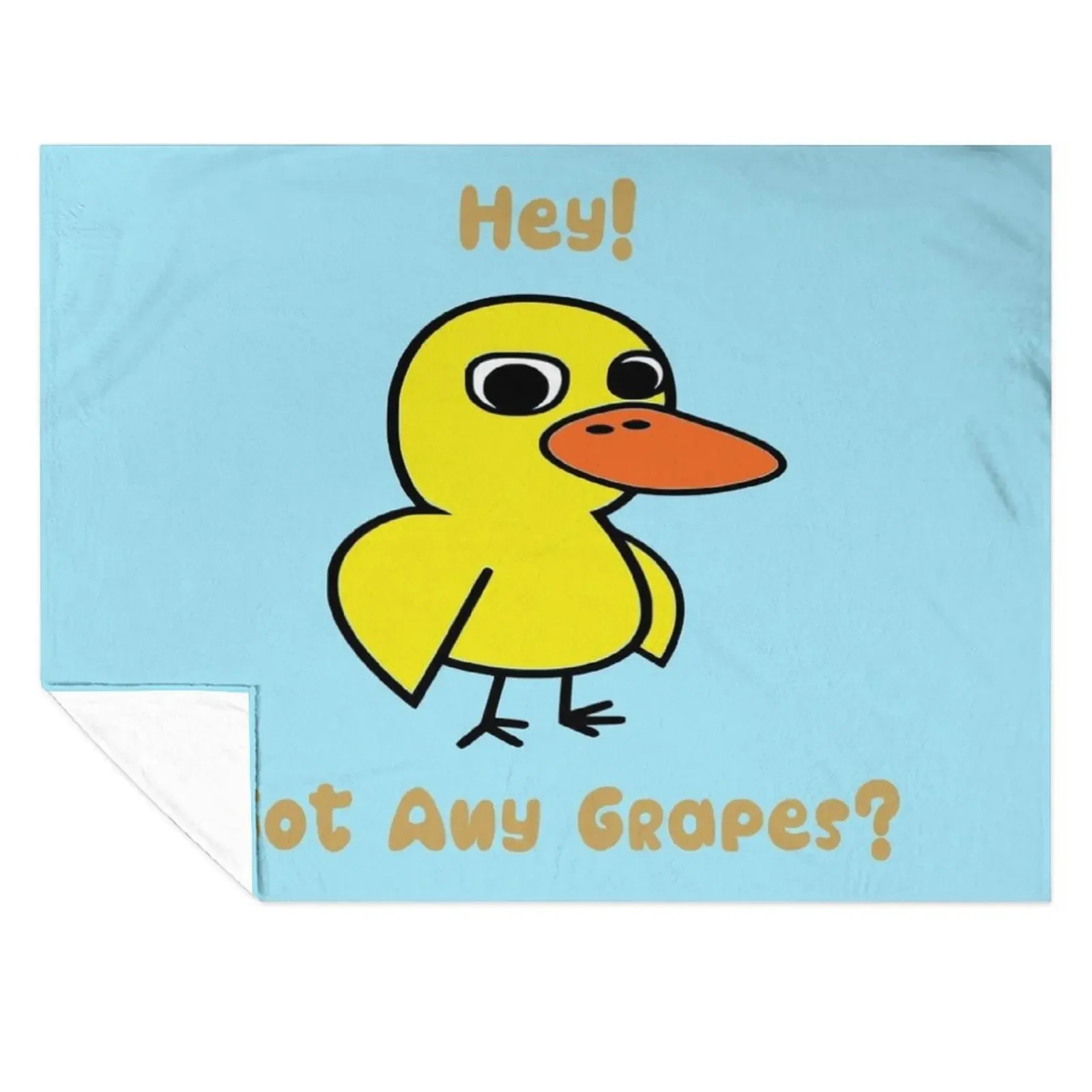 

Hey! Got Any Grapes Throw Blanket Hairy Moving Sofas Thermal Blankets