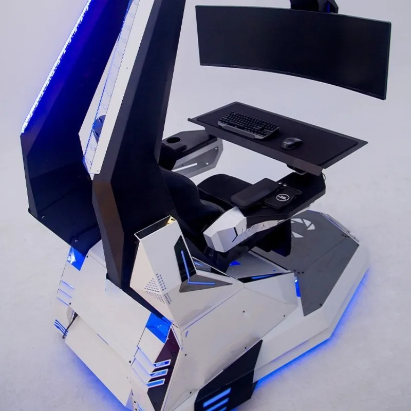 Luxury full-featured zero-gravity computer cockpit, e-sports space capsule
