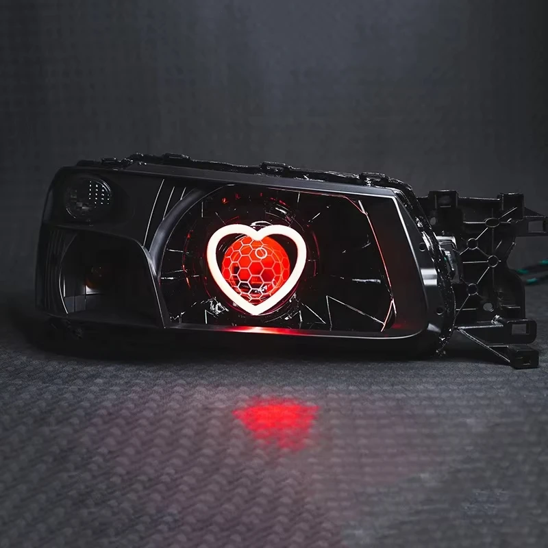 

For Subaru Forester/XT LED Headlights Custom Heart Front Lamps 03-05