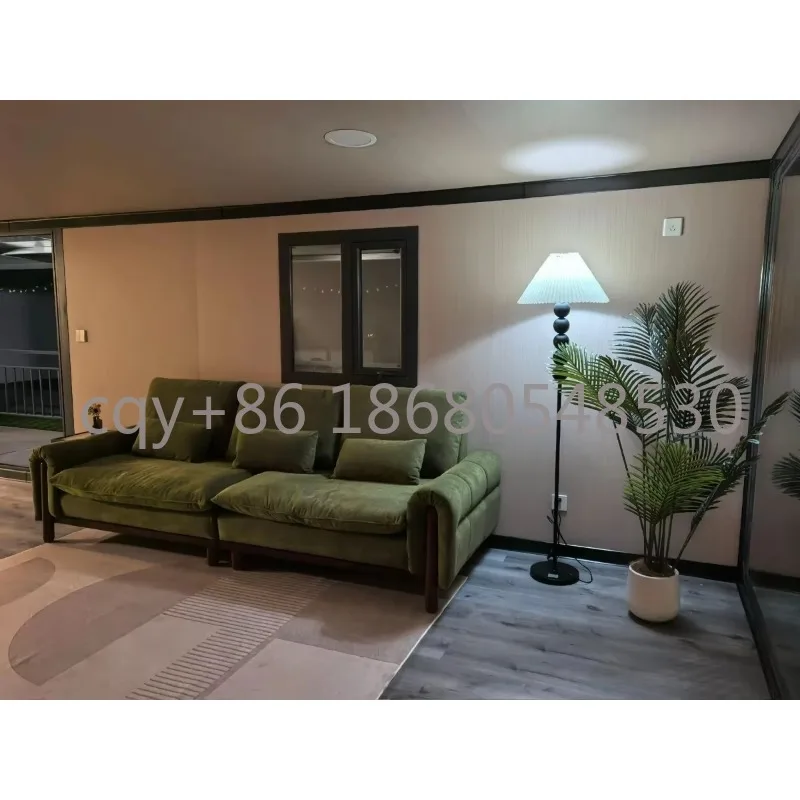 UU Customized 20ft 40ft Portable Garage Movable Container House Expandable Warehouse Prefabricated Roller Office Sandwich Panel