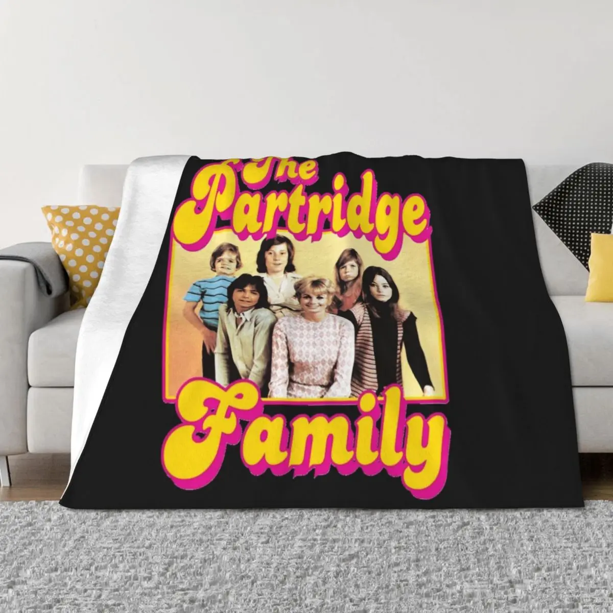

The Partridge Family Throw Blanket Thin Hairy Decorative Beds Sofa Quilt Blankets
