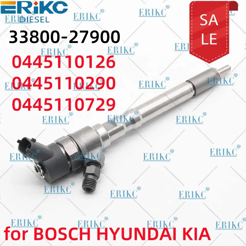 

0445110126 3380027900 Diesel 0445110290 Common Rail Injector 0445110729 for BOSCH for Cummins 5263319 HYUNDAI KIA 33800-27900