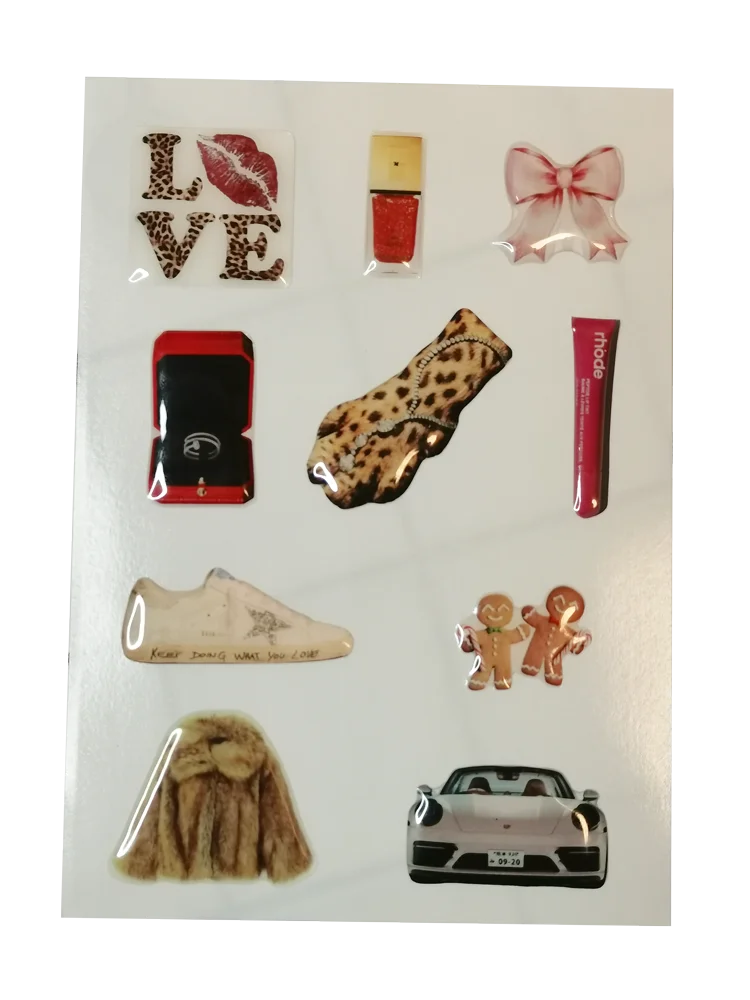 Luxury DIY Stickers for Phone 3D Decorative Resin Label