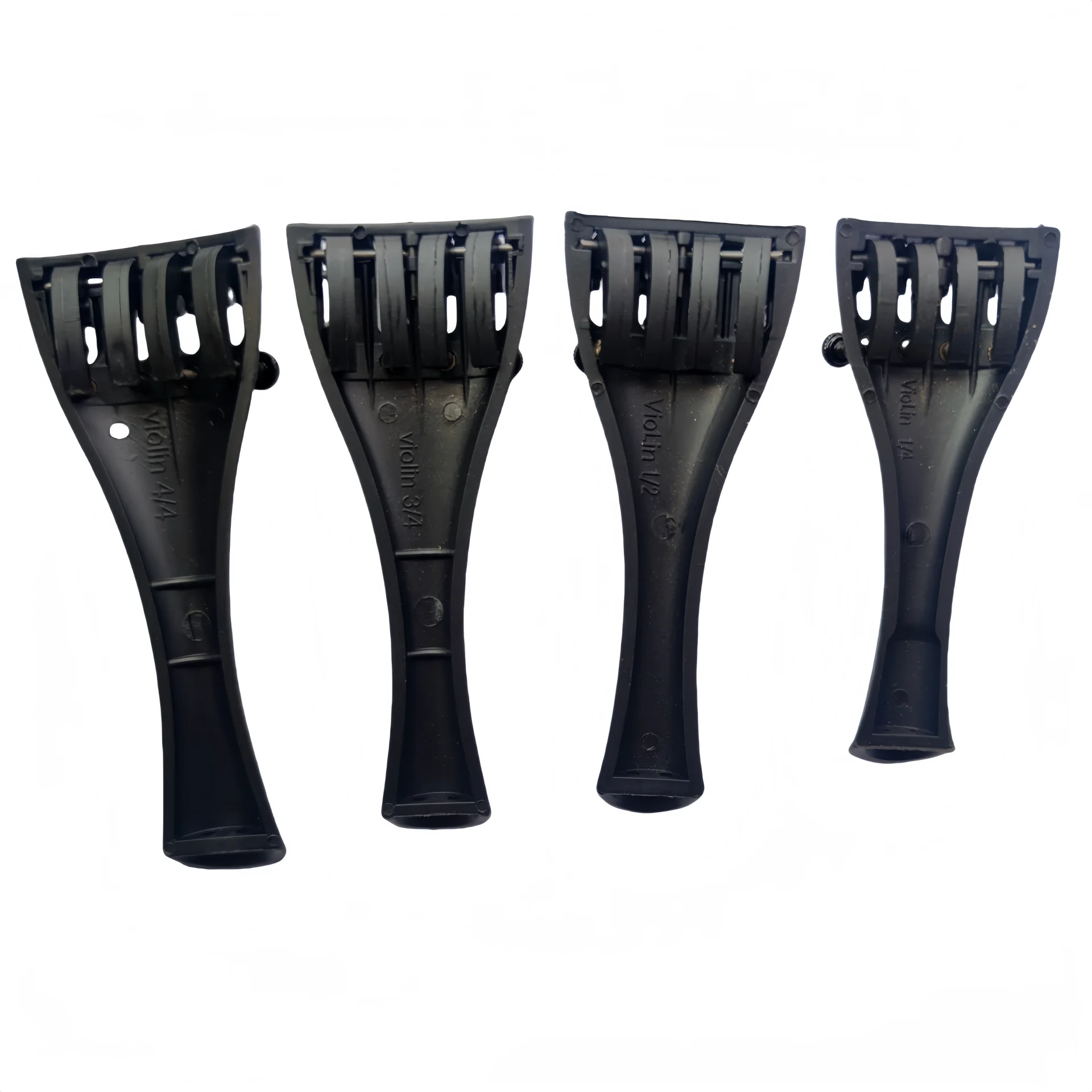 5pcs New carbon fiber violin/viola tailpieces 4/4 3/4 1/2 1/4 1/8 size violin accessories