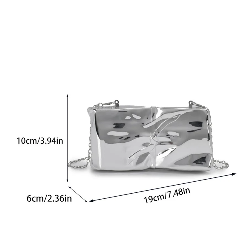 New Trend Factory Wholesale Low Price Square Personality Surface Irregular Bow Purse Acrylic Clutch Evening Bag