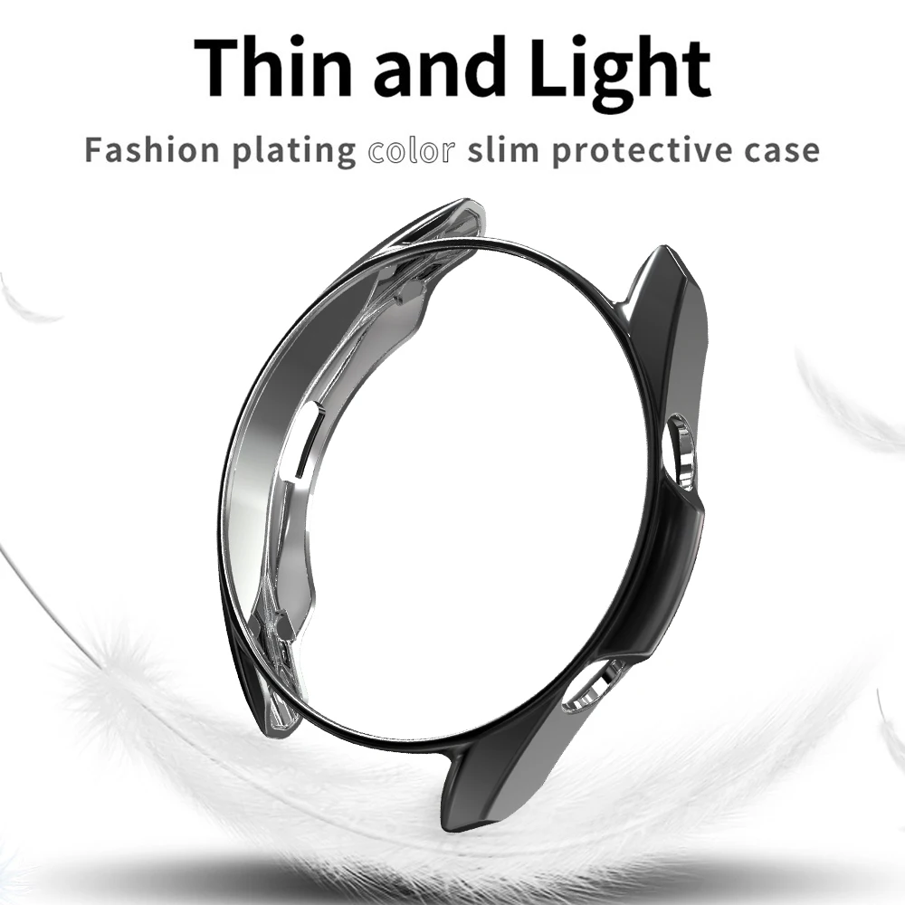 Case For Samsung Galaxy Watch 3 45mm 41mm Protective   Cover Soft TPU Screen Protector Bumper Cases For Galaxy Watch 3 41 45mm