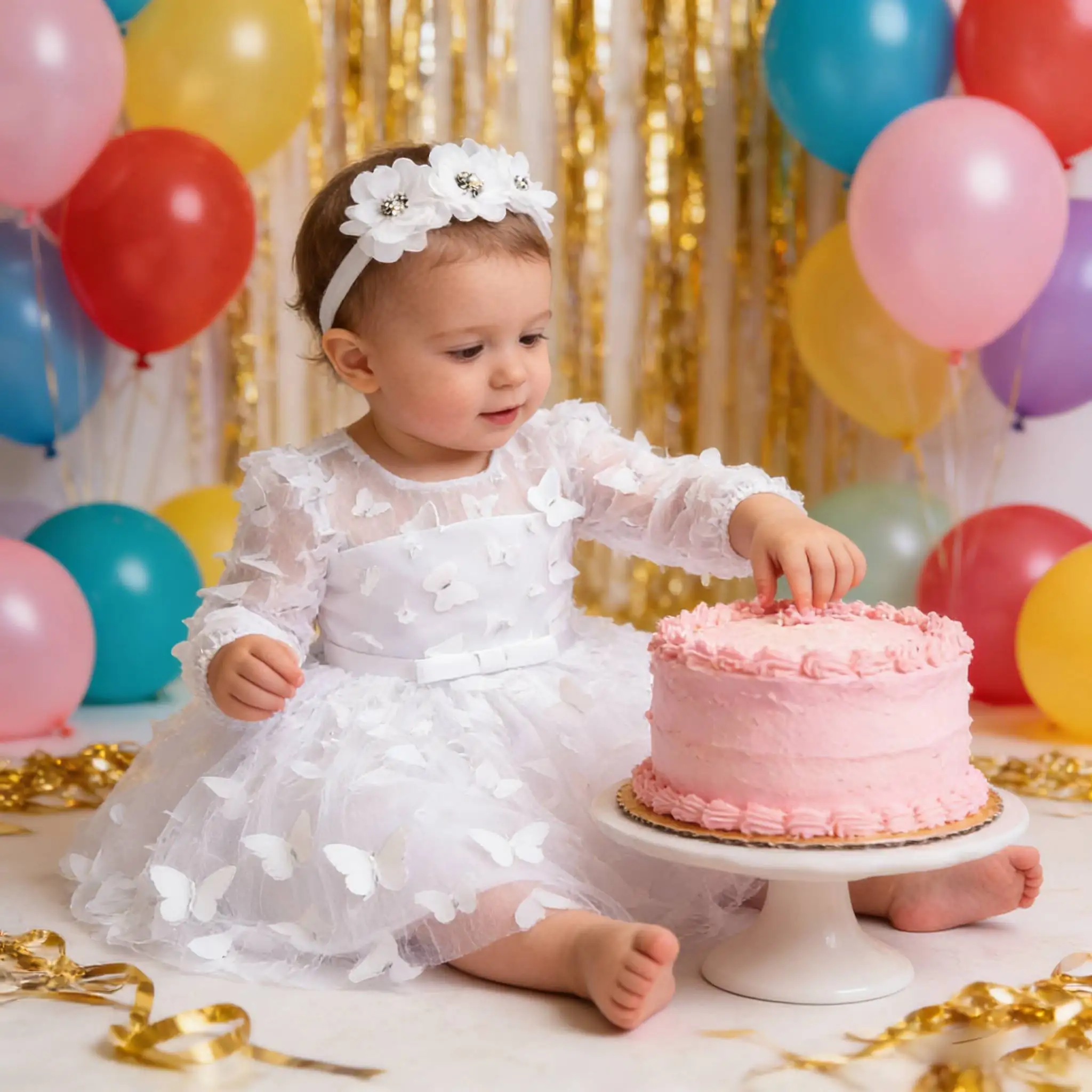 

0-24mont Baby Girl Princess Tutu Dress newborn longSleeve Child Tulle Butterfly Vestido bebe Pageant Party Birthday Baby Clothes