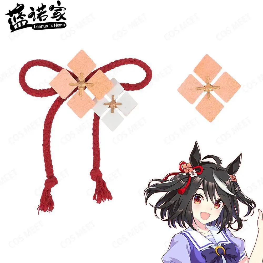 【Lannuo's Home】Uma Musume Pretty Derby Kitasan Black Cosplay Headwear Halloween Carnival Convention 3D Printing Hair Accessories