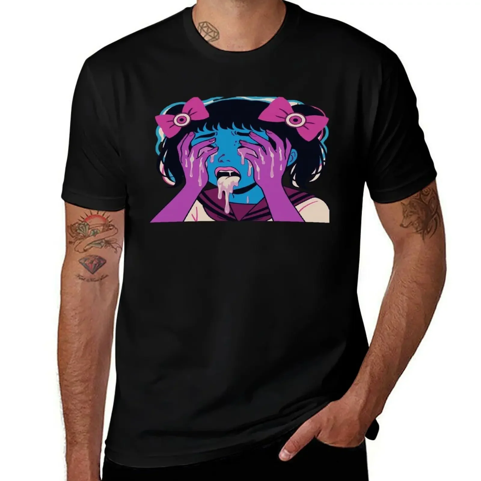

Sad girl T-Shirt Funny t-shirts summer tops Funny t-shirt Clothing men t shirts high quality