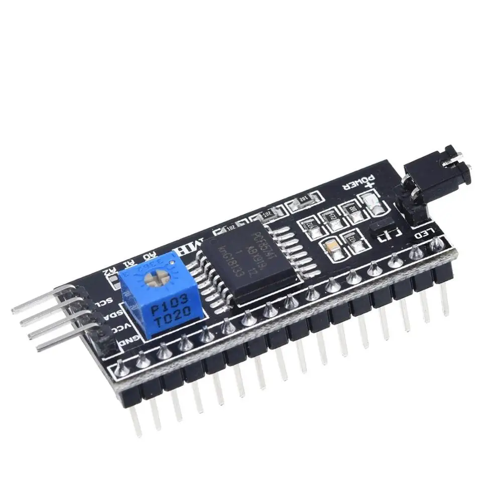 TZT IIC I2C TWI SPI Serial Interface Board Port 1602 2004 LCD LCD1602 Adapter Plate LCD Adapter Converter Module PCF8574 image 4