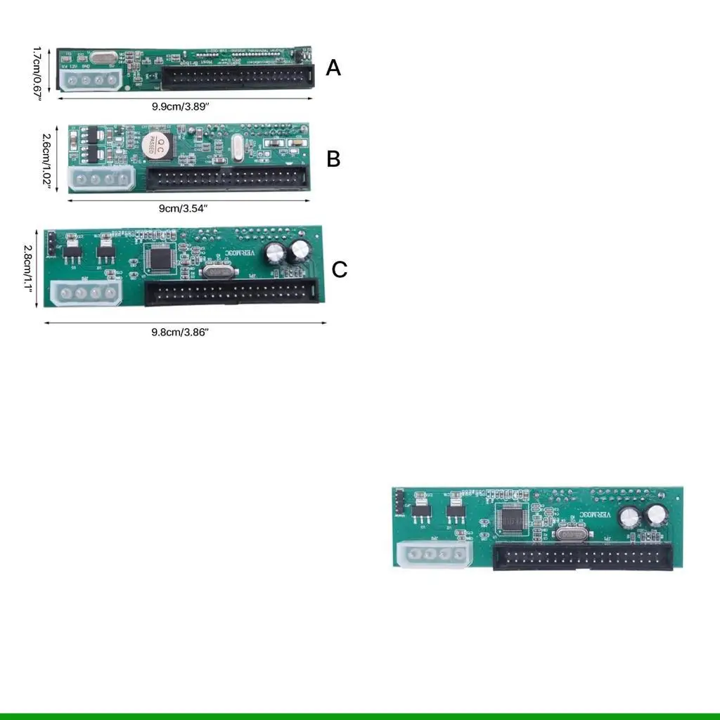 U55C to 3.5 IDE 39Pin Hard Drive Opticals Adapters Card Serials Hard Drive