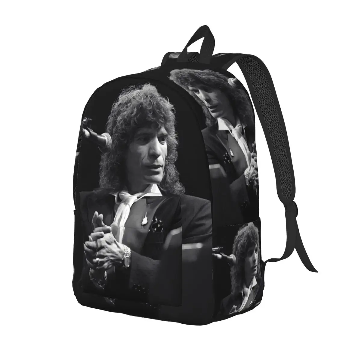 Camarons De La Isla Flamenco Singer Backpack Men Women Fashion Student Work Daypack Music Rock College Shoulder Bag Lightweight
