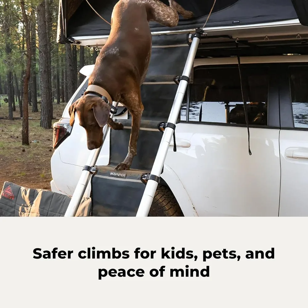 HC Steps | Ladder Step Covers for Rooftop Tents  Fits Most Telescoping Ladders| Anti-Slip, All-Weather Grip  Great for Adults