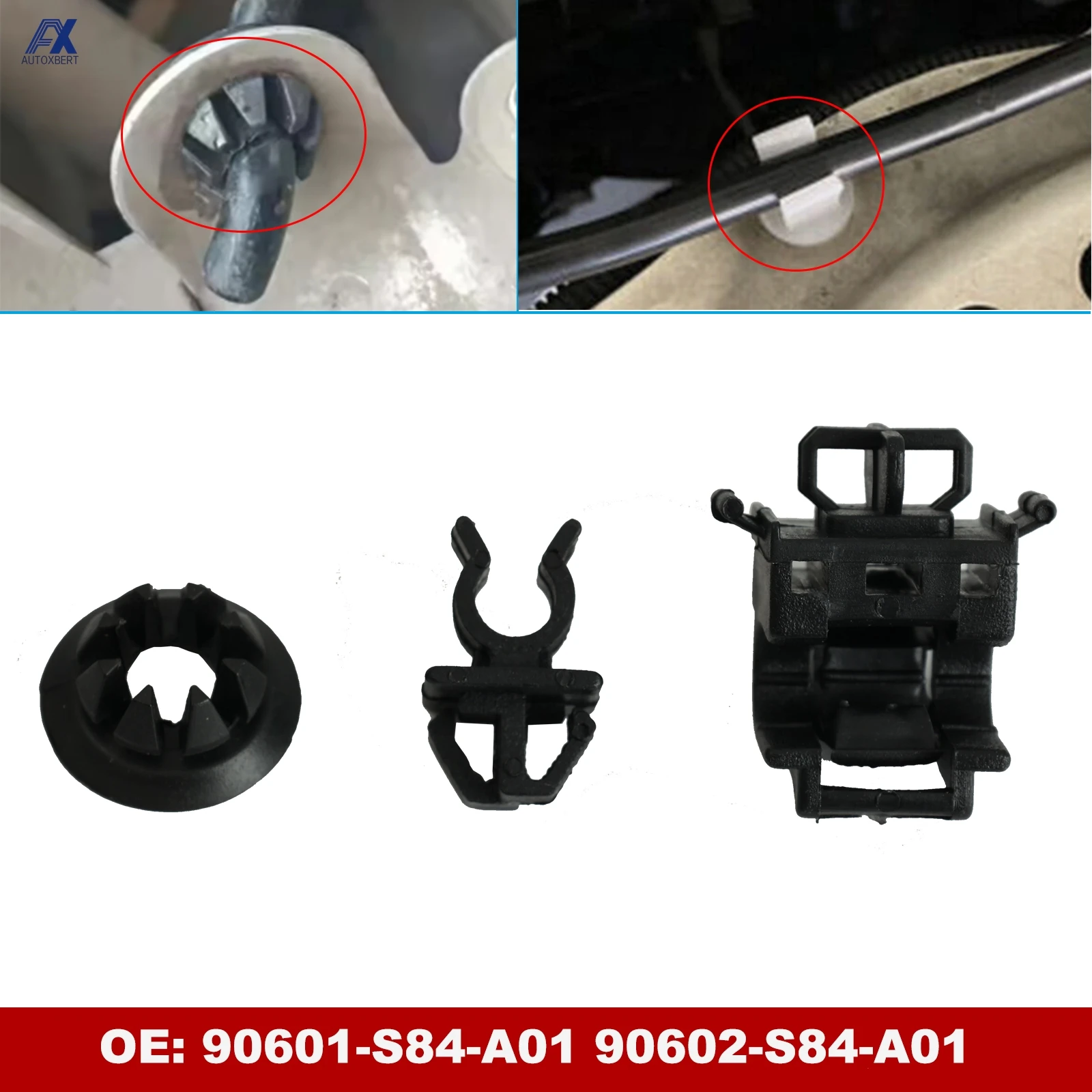 3PCS Hood Rod Holde…