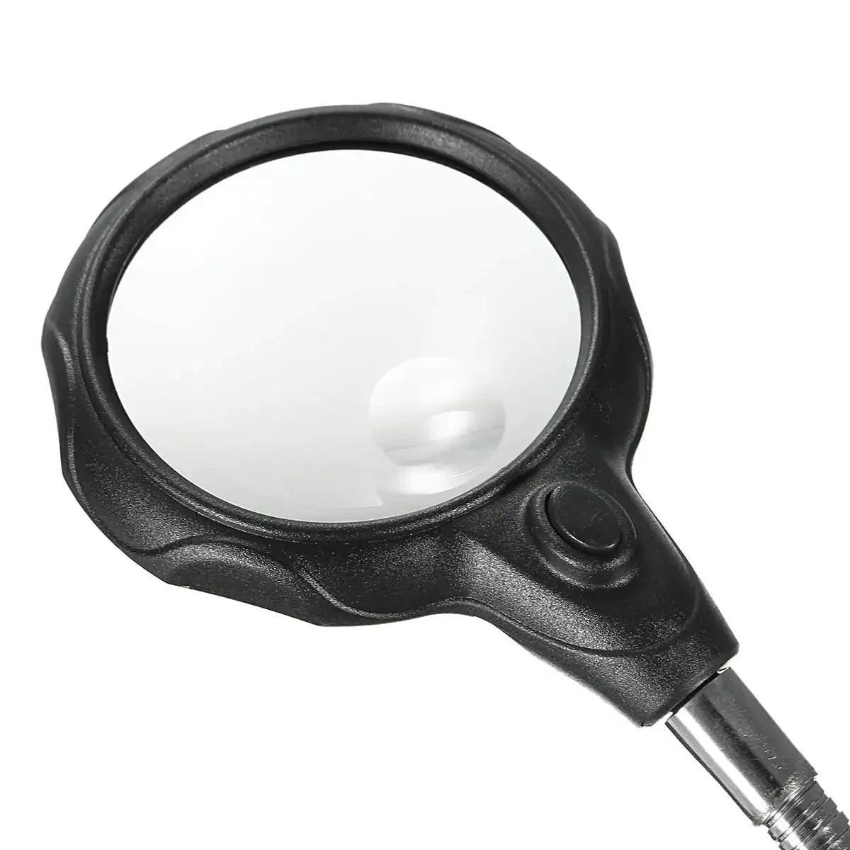 LED Light Magnifier Soldering Iron Stand Holder Station Clamp Clip Helping Hands Magnifying Glass Repair Power Tool Accessory