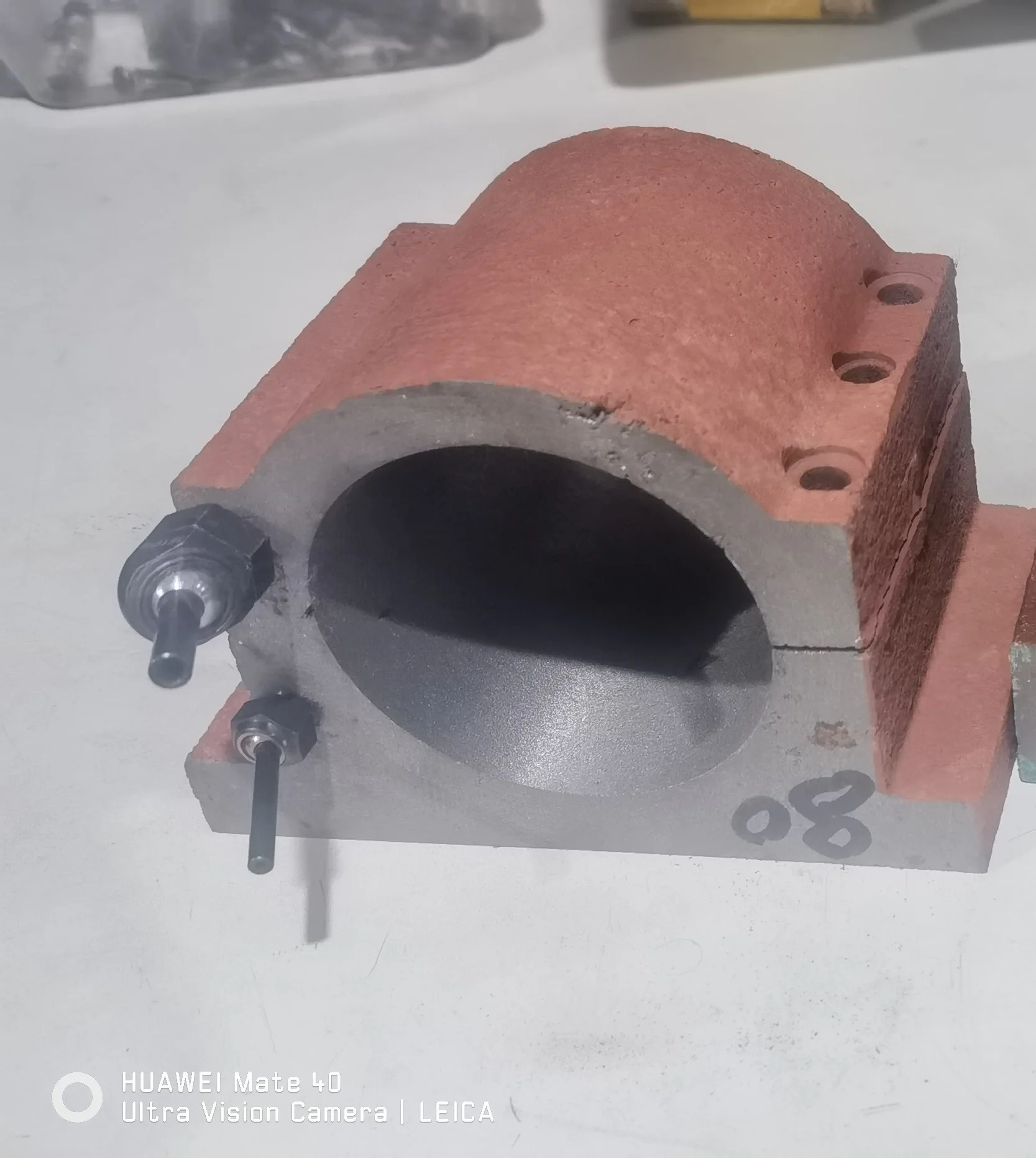 Cast Iron Spindle Motor Fixing Base Clamp Block Housing Seat For CNC Engraving Machine 80, 85, 88, 90, 100, 105, 120, 125mm