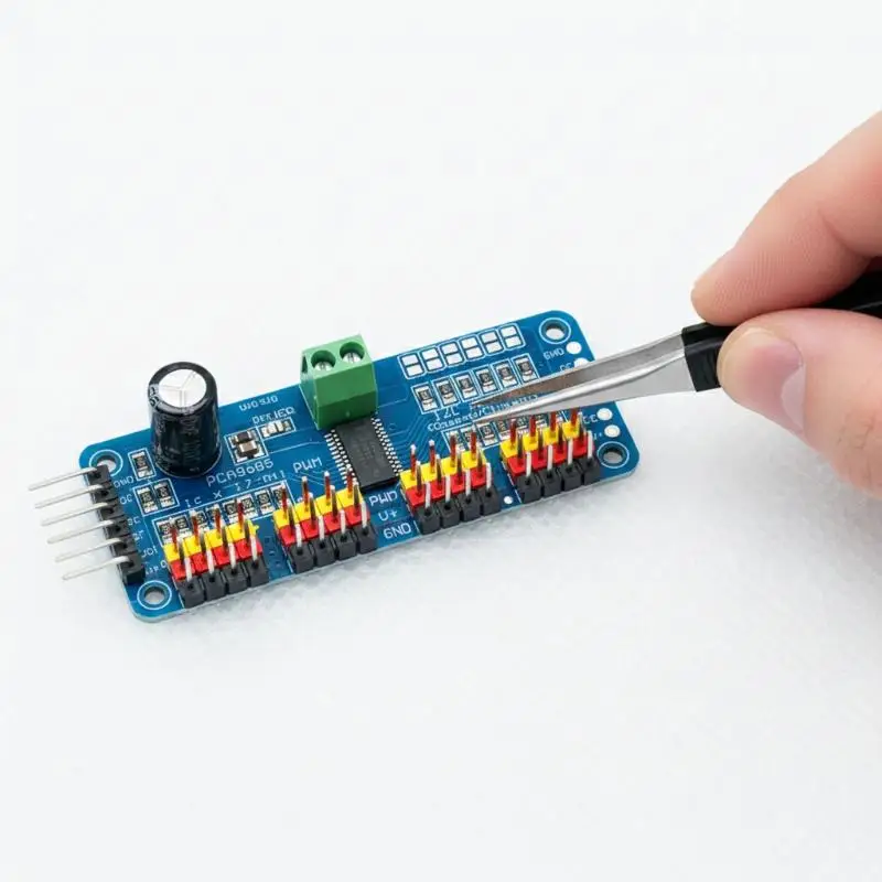 16 Channel PWM Servo Servo Drive Board Robot Controller IIC Interface Driver Module PCA9685 For Raspberry Pi