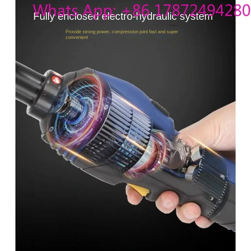 

Portable Electric Hydraulic Hole Opener 0728 Useful Rechargeable Stainless Steel Manual Metal Plate Opener with Str