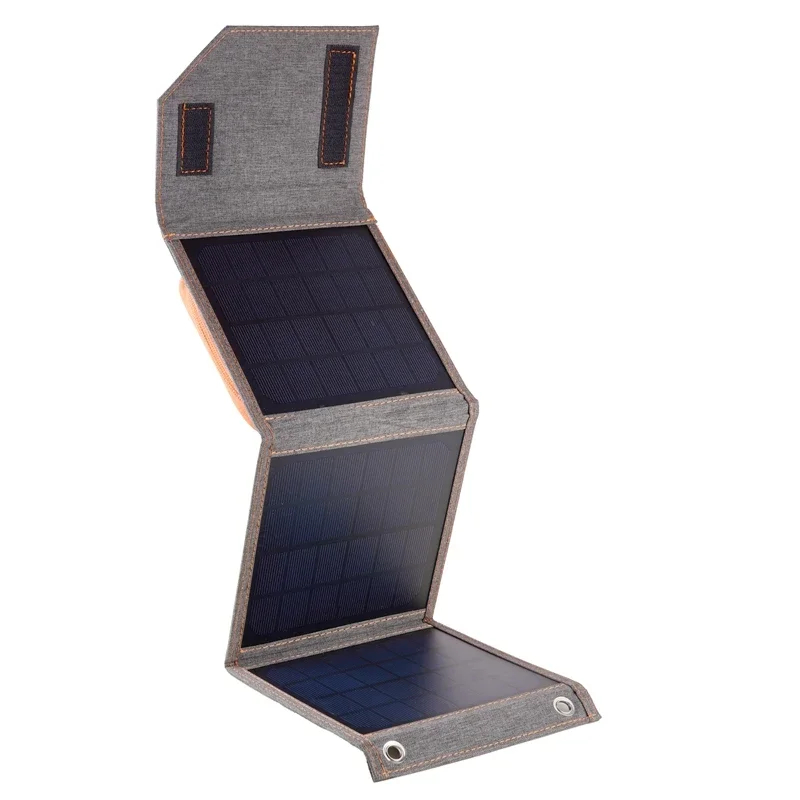 150W/100W Folding Solar Panel USB 5V Solar Charger Portable Solar Cell Outdoor Phone Power Bank for Camping Hiking with Cable