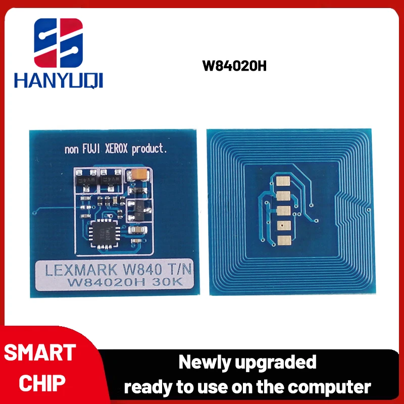 Suitable for Lexmarks W840 ink cartridge chip with a printing page count of 30K, model W84020H toner chip