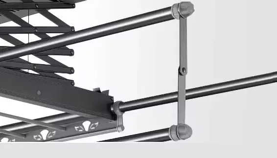 Smart Drying Rack Custom Wall Hanger Hot Air Laundry Clothes Dryer Electric Aluminum Factory OEM Home Electrophoresis 0-1.3m
