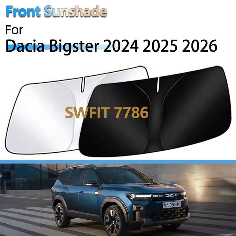 

Car Front Sunshade For Renault Dacia Bigster 2025 2026 2024 Accessorie Windshield Window Sun Shade Heat Insulation Protection UV