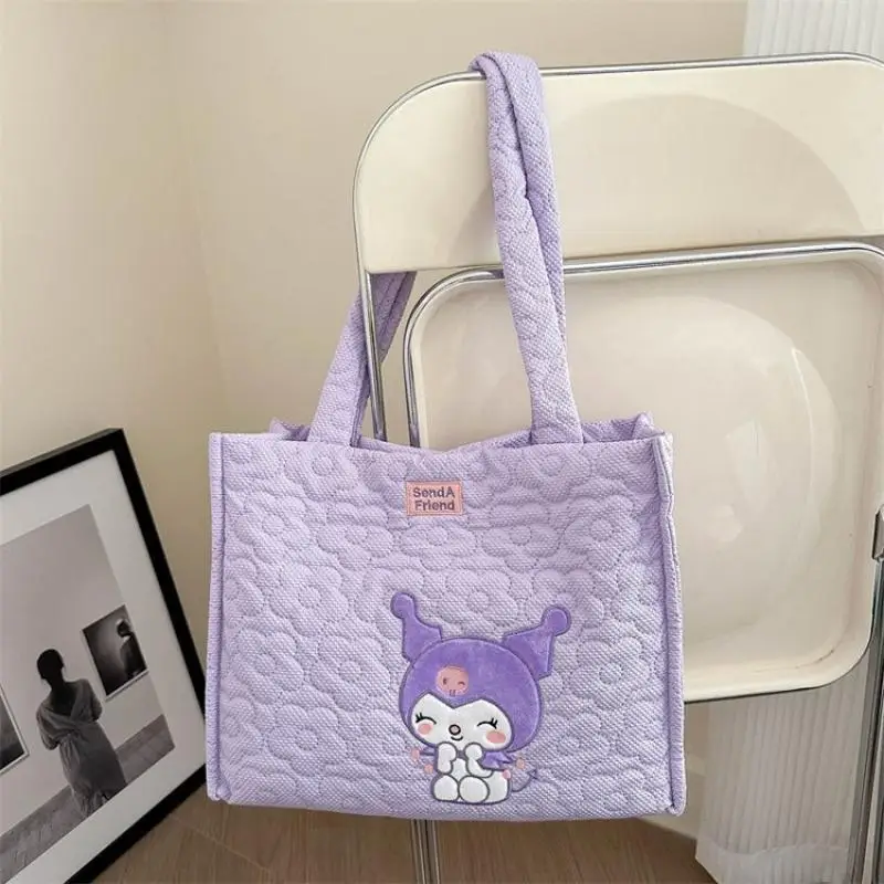 

Sanrio Girl Cartoon Storage Bag Kuromi Anime Kawaii Miscellaneous Coin Wallet Lightweight Fashionable Travel Storage Bag