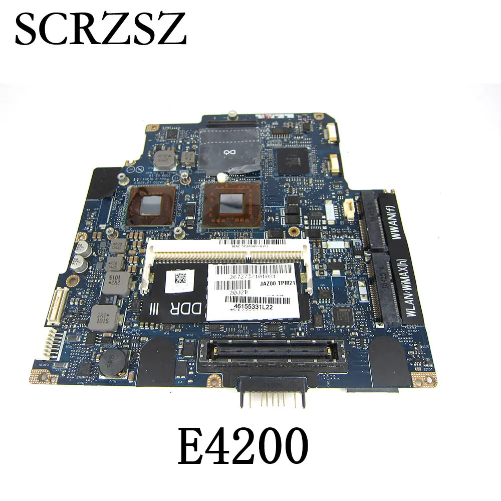 Jaz00 La4291p para Dell Latitude E4200 Computador Portátil Placa-mãe com Cpu Mainboard