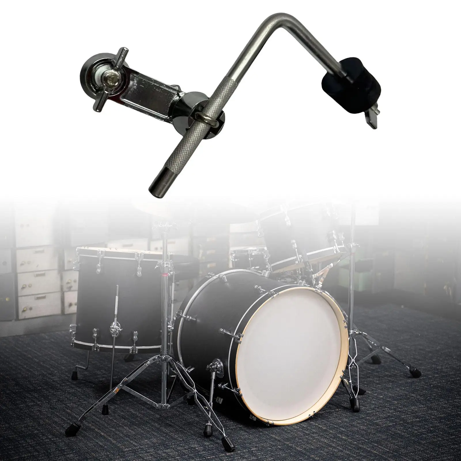 

Drum Cymbal Clamp Extension Attachment Percussion Instrument Accessories Cymbal Stand Drum Extension Stand Clamp Easy to Install