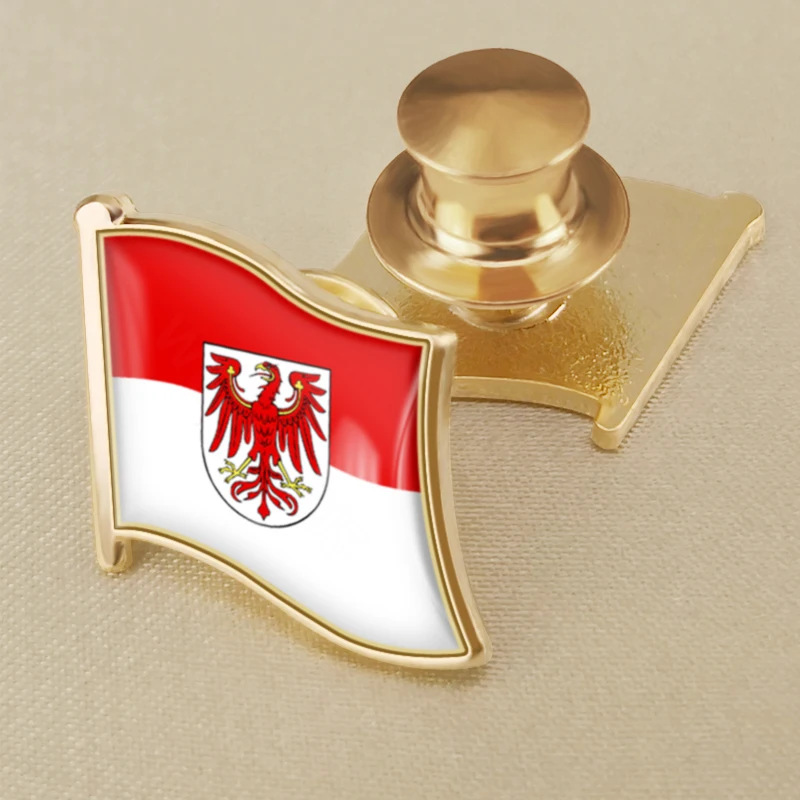 Coat of Arms of Brandenburg of Germany Flag Brooch Badges Lapel Pins