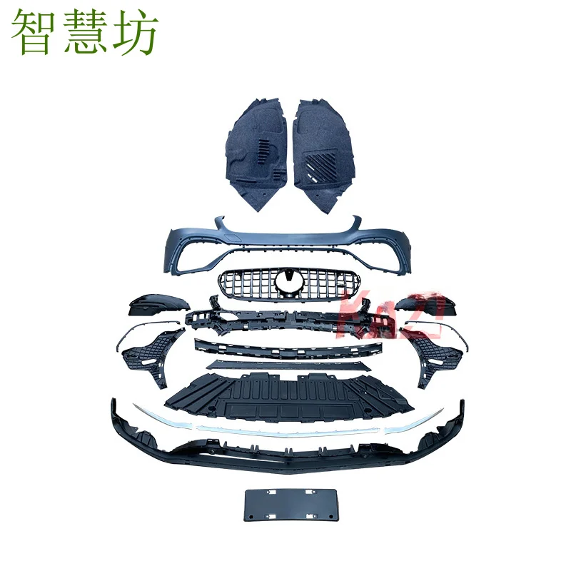 

Suitable For Mercedes-Benz GLC 2016-2019 Models, Modified To GLC63AM-G Wide-Body Kit With Front Bumper, Grille, Wheel Arches, An