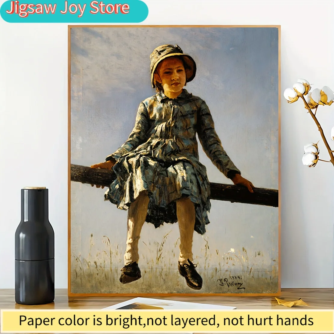 จิ๊กซอว์ศิลปะขนาดเล็ก 500 ชิ้น ผลงานของอิลยา เรพิน - จิ๊กซอว์กระดาษพรีเมียมขนาด 15x10 นิ้ว ออกแบบมาสำหรับผู้ใหญ่ เพื่อสร้างสรรค์ความหรูหรา