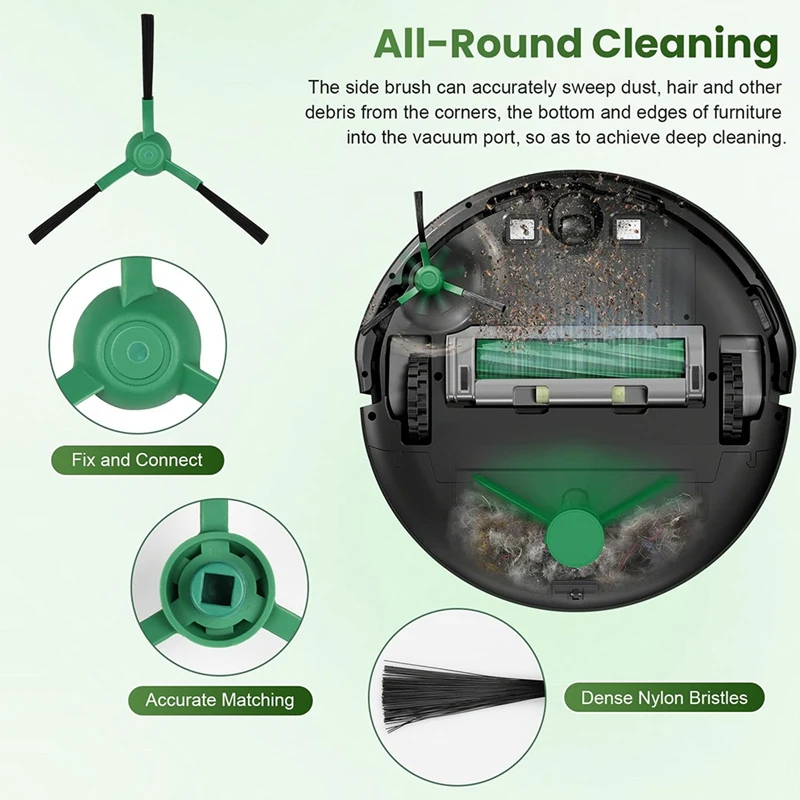 For 205 DustCompactor Vac / Combo Spare Parts Accessories Main Side Brush HEPA Filter Mop Cloth-A79M view 6