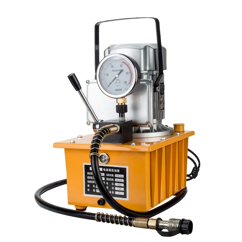 Factory 700 bar High Pressure electric hydraulic pump Oil Station DYB-63A Single Acting Manual Valve Electric Driven