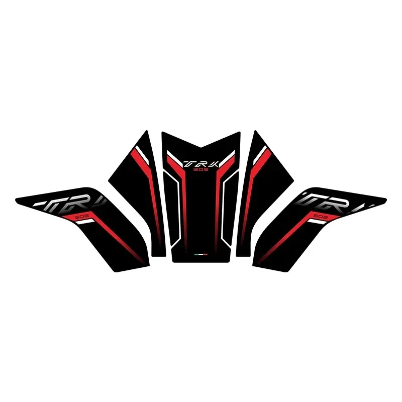 Motorcycle Accessories Fuel Tank Area Protection Sticker Kits Decoration 3M Adhesive Rear Refit Decals For Benelli TRK 502-502X