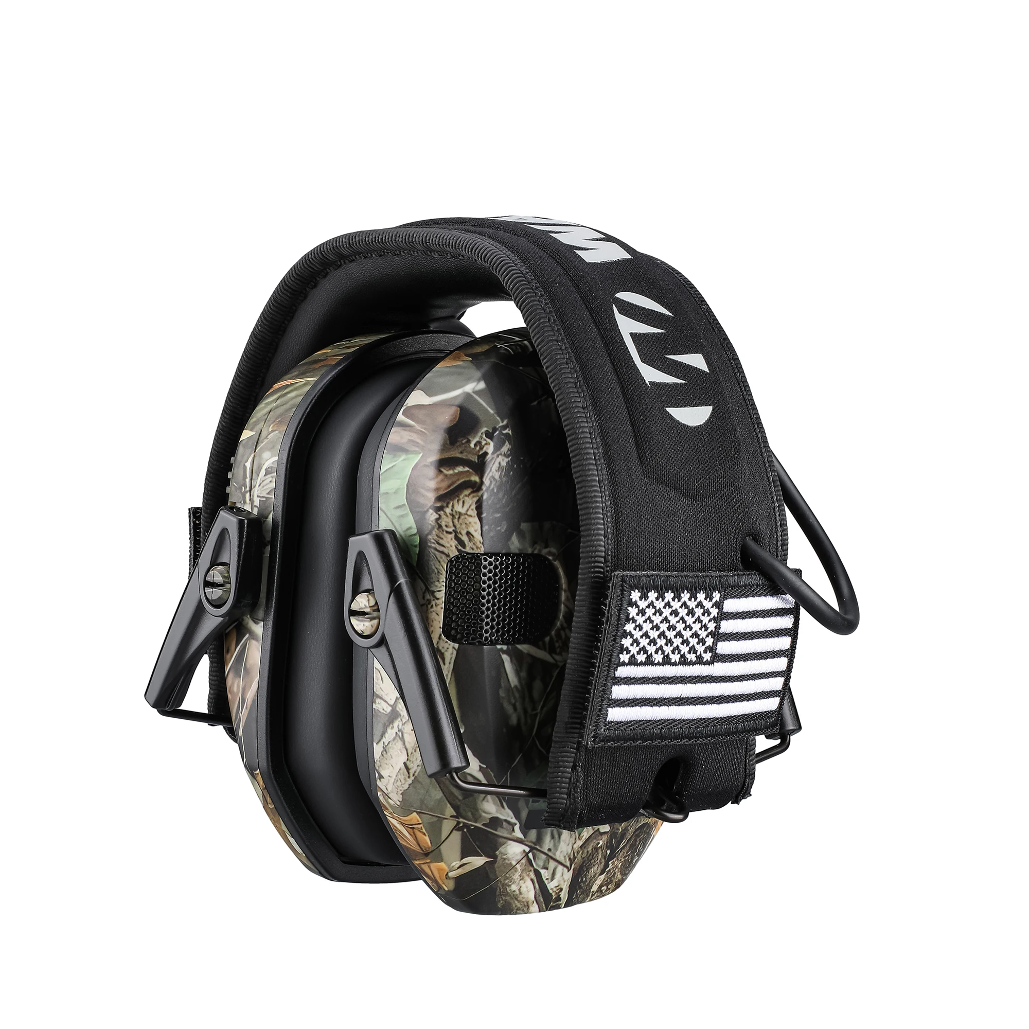 Шумоподавление для стрельбы, охотничьи электронные защитные наушники, складные наушники с усилением звука NRR 22 дБ, защита ушей