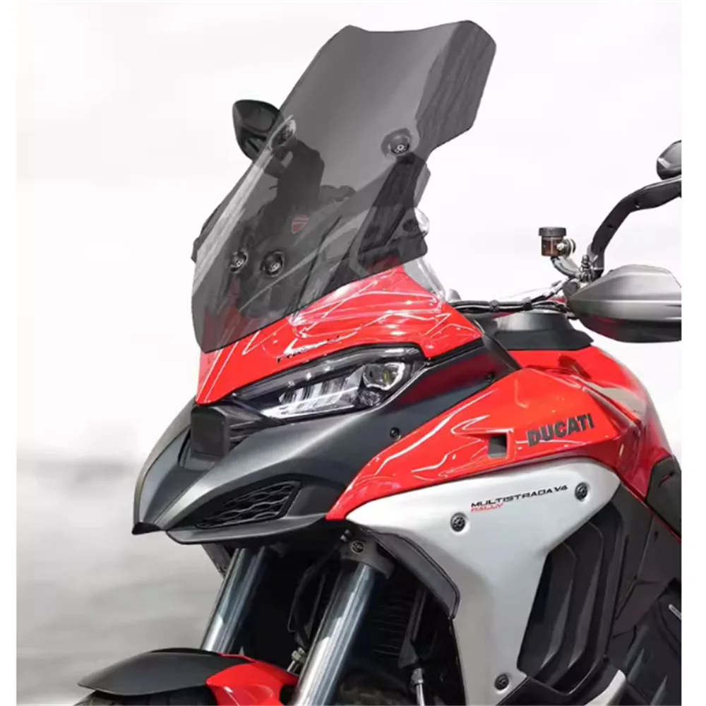 For Ducati Multistrada V4 Pikes Peak Multistrada V4 High Quality Front Windshield Modification Glass Lifting Accessories